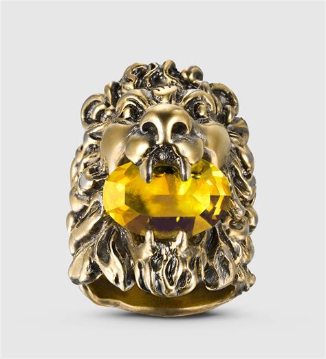 fake gucci lion ring with crystal|gucci jacket legit check.